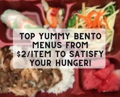 Top Yummy Bento Menus From $2/Item to Satisfy your Hunger!