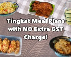 Tingkat Meal Plans with NO Extra GST Charge!